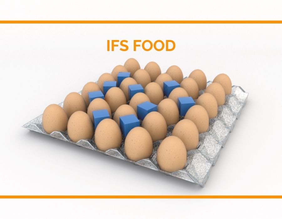 qué es la certificación IFS Food. foto de huevera